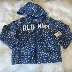Old Navy sweater, zipper hoodie 4T New